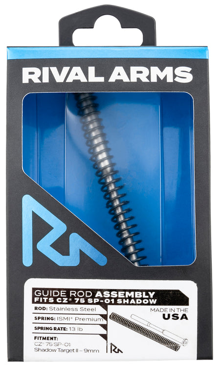 Rival Arms Black Stainless Steel Recoil Guide Rod Assembly for CZ 75 SP-01 Shadow Target II