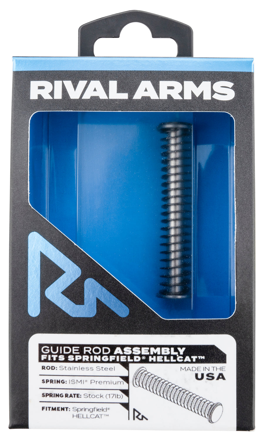Rival Arms Stainless Steel Guide Rod Assembly Compatible with Springfield Hellcat