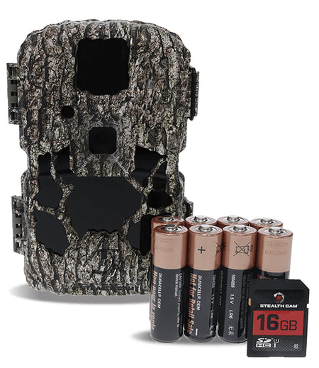 Stealth Cam Prevue 26MP Trail Camera Bundle with 16GB SD Card Camo