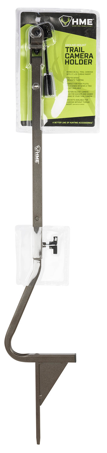 HME HMETCHG Adjustable Ground Camera Mount 26"-36" Brown Metal with Pan Tilt
