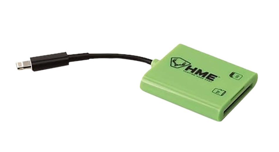 HME HMESDCRIOS Memory Card Reader Compatible with iPhone and iPad Up To 256GB
