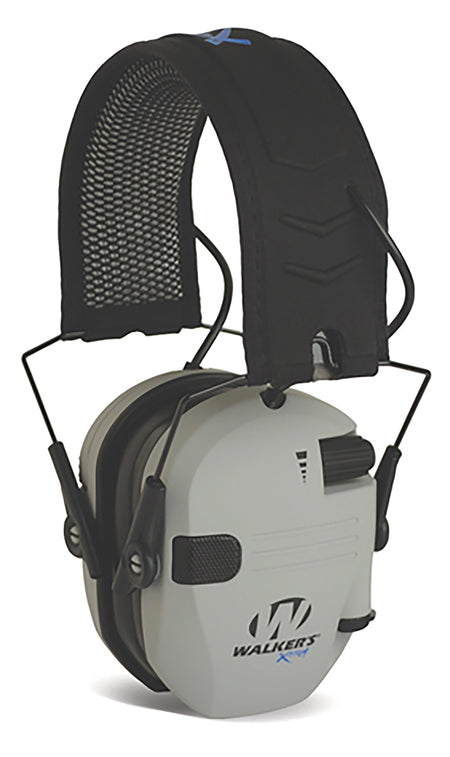 Walker's WPXDRSEMBTGY Razor X-TRM Digital Muff 21 dB Over-the-Head Gray/Black Bluetooth