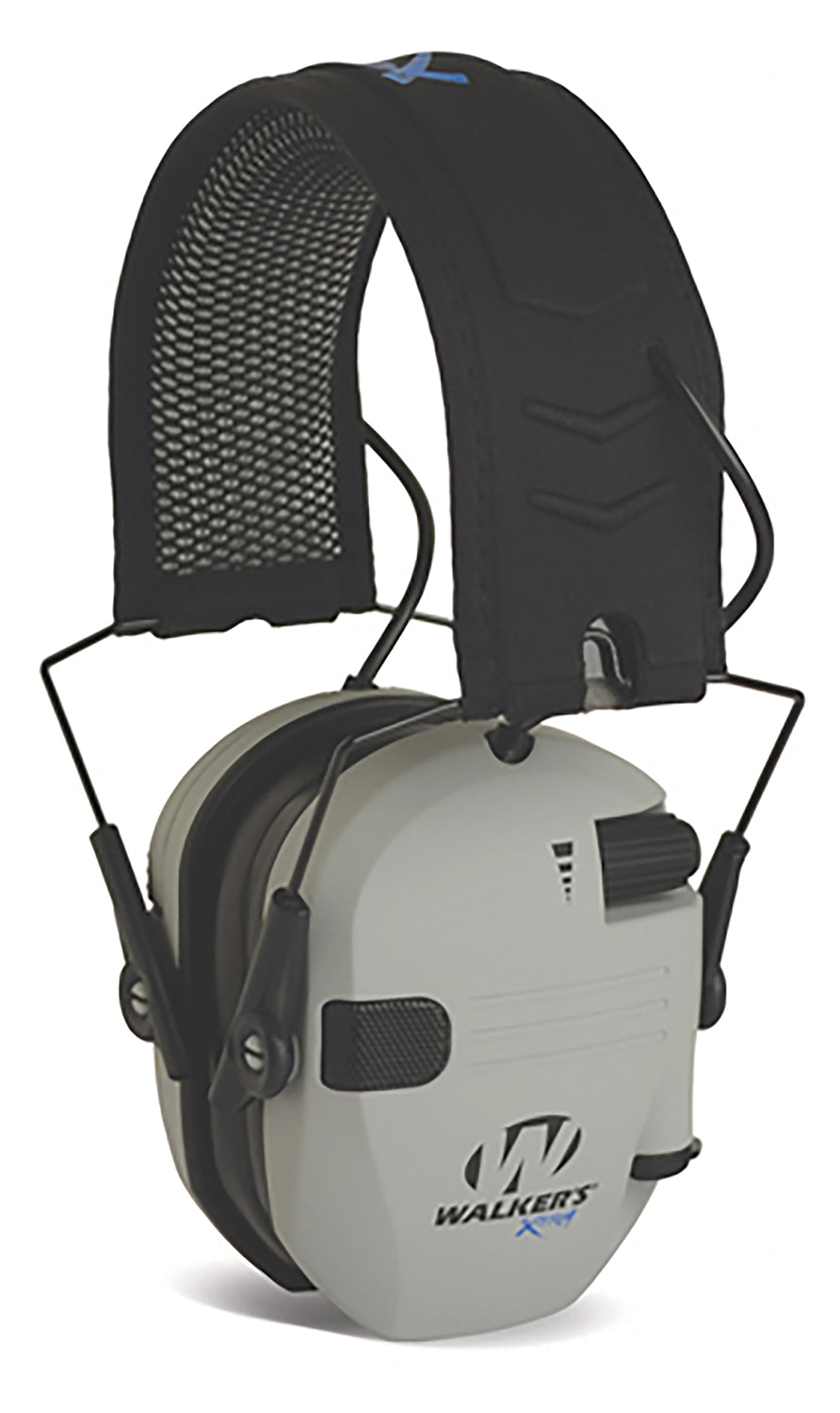 Walker's WPXDRSEMBTGY Razor X-TRM Digital Muff 21 dB Over-the-Head Gray/Black Bluetooth