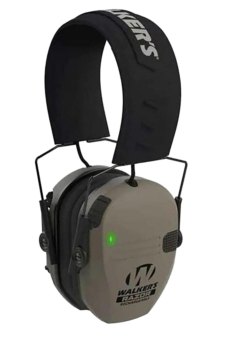 Walker's Razor Rechargeable Electronic Hearing Protection Muff 21 dB Over the Head FDE/Black Polymer