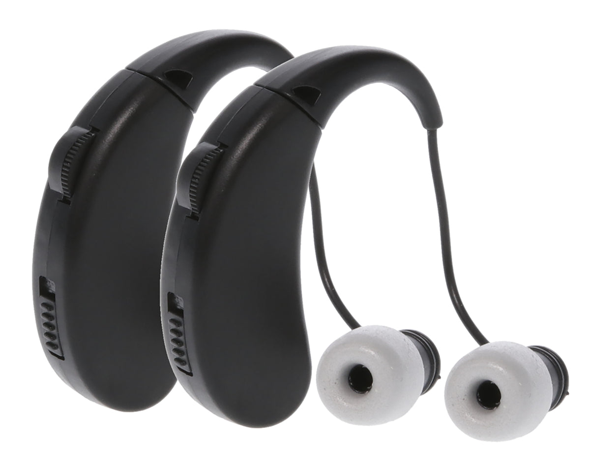 Walker's Ultra Ear BTE 22 dB Rechargeable Hearing Protection Enhancer Behind the Ear 2 Pack