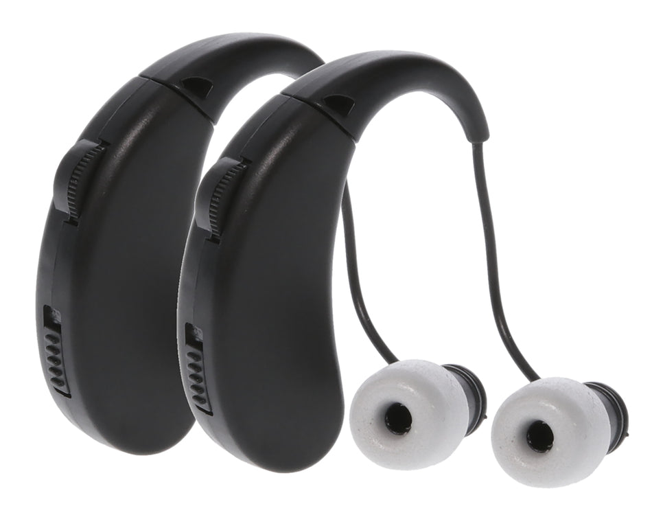 Walker's Ultra Ear BTE 22 dB Rechargeable Hearing Protection Enhancer Behind the Ear 2 Pack