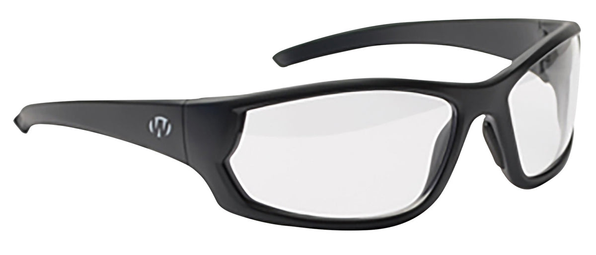 Walker's IKON Carbine Mil-Spec Ballistic Eyewear, Clear Polycarbonate Lens, Matte Black Frame