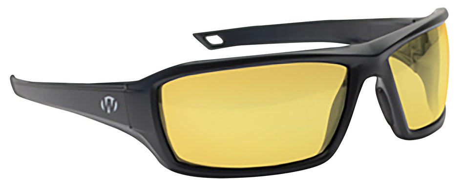 Walker's IKON Forge Mil-Spec Ballistic Eyewear, Amber Polycarbonate Lens, Matte Black Frame