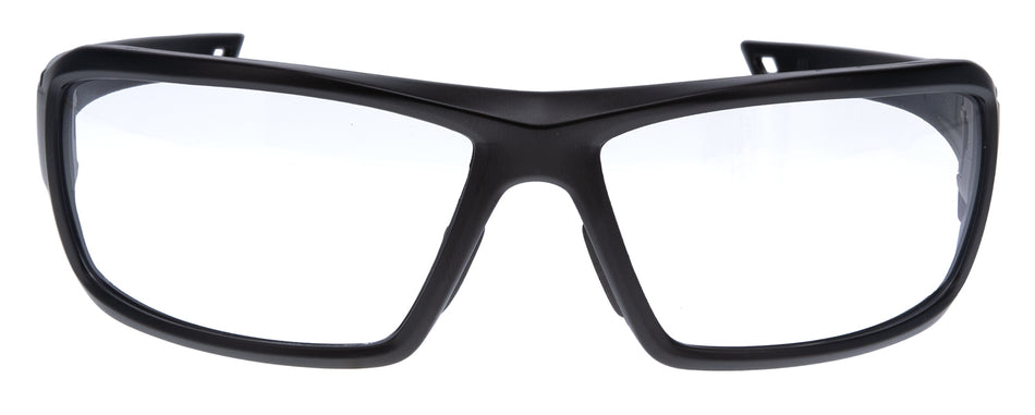 Walker's IKON Forge Mil-Spec Ballistic Eyewear, Clear Polycarbonate Lens, Matte Black Frame