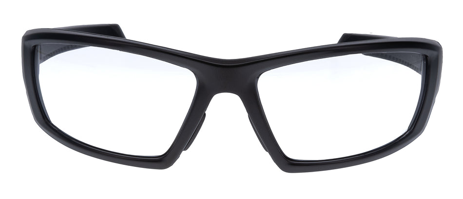 Walker's IKON Vector Mil-Spec Ballistic Eyewear, Clear Polycarbonate Lens, Matte Black Frame