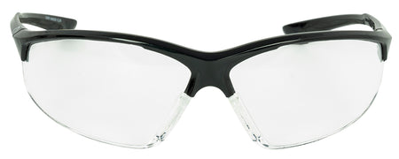 Walker's GWPIKNOF1CLR IKON Tanker Protective Eyewear, Clear Lens, Matte Black Frame