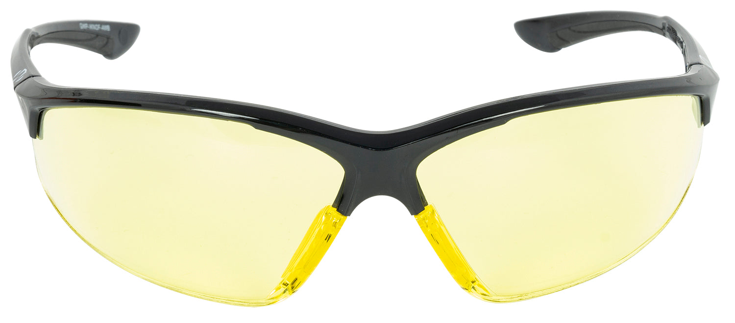 Walker's GWPIKNOF1AMB IKON Tanker Protective Eyewear, Amber Lens, Matte Black Frame