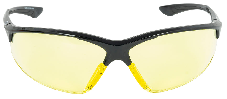 Walker's GWPIKNOF1AMB IKON Tanker Protective Eyewear, Amber Lens, Matte Black Frame
