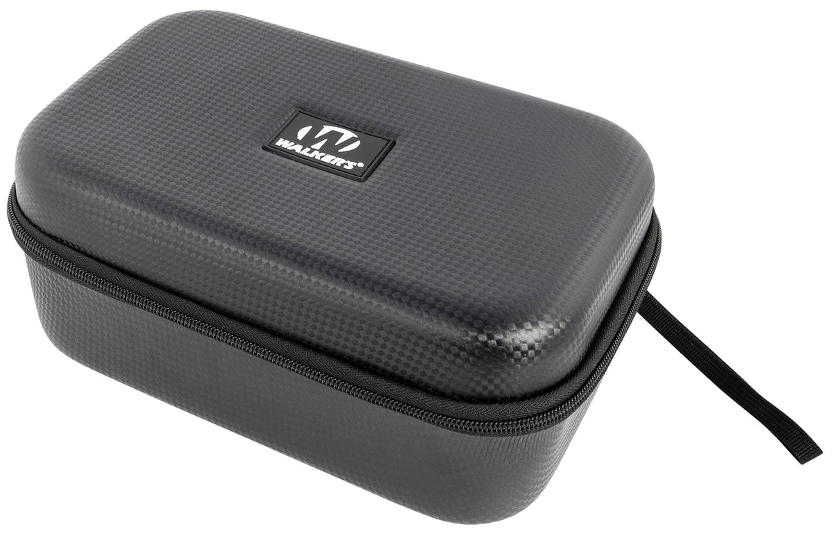 Walker's GWPMSGSC Muff and Glasses Case Black EVA Shock and Dust Resistant