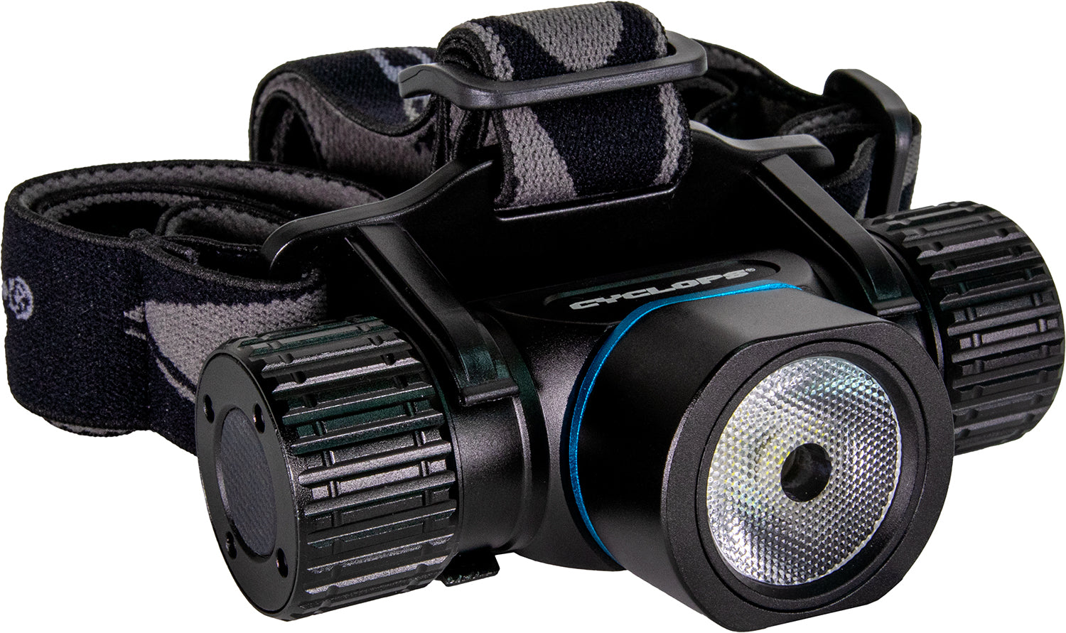 Cyclops CYC-HLP2000 2000-Lumen Magnetic Rechargeable Headlamp Black Anodized White LED 200m Distance