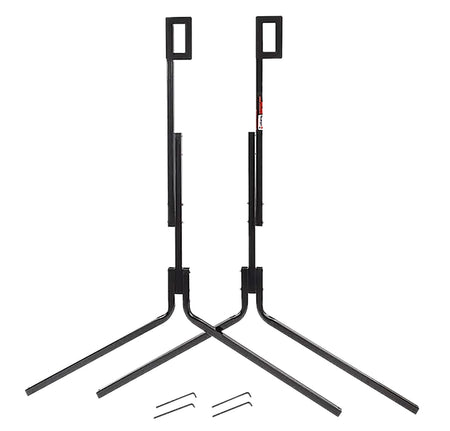 Viking Solutions Adjustable Steel Target Stand Powder-Coated Black 41 to 58 Inch Height
