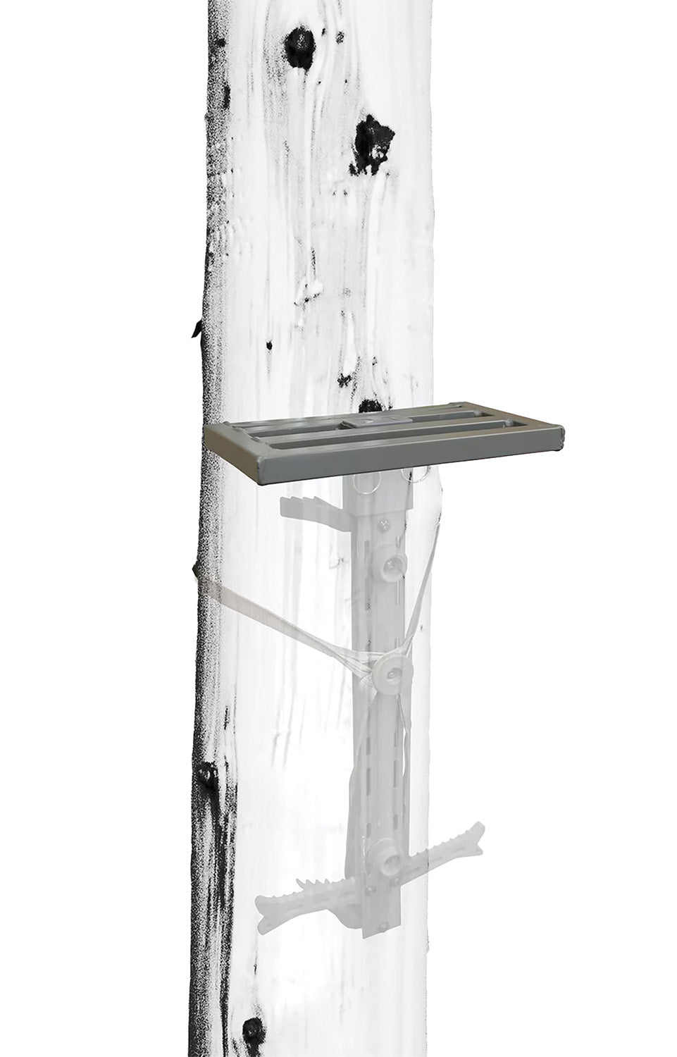 Hawk HWKHHSP Helium HSP Platform 10"x6" Aluminum Gray Saddle