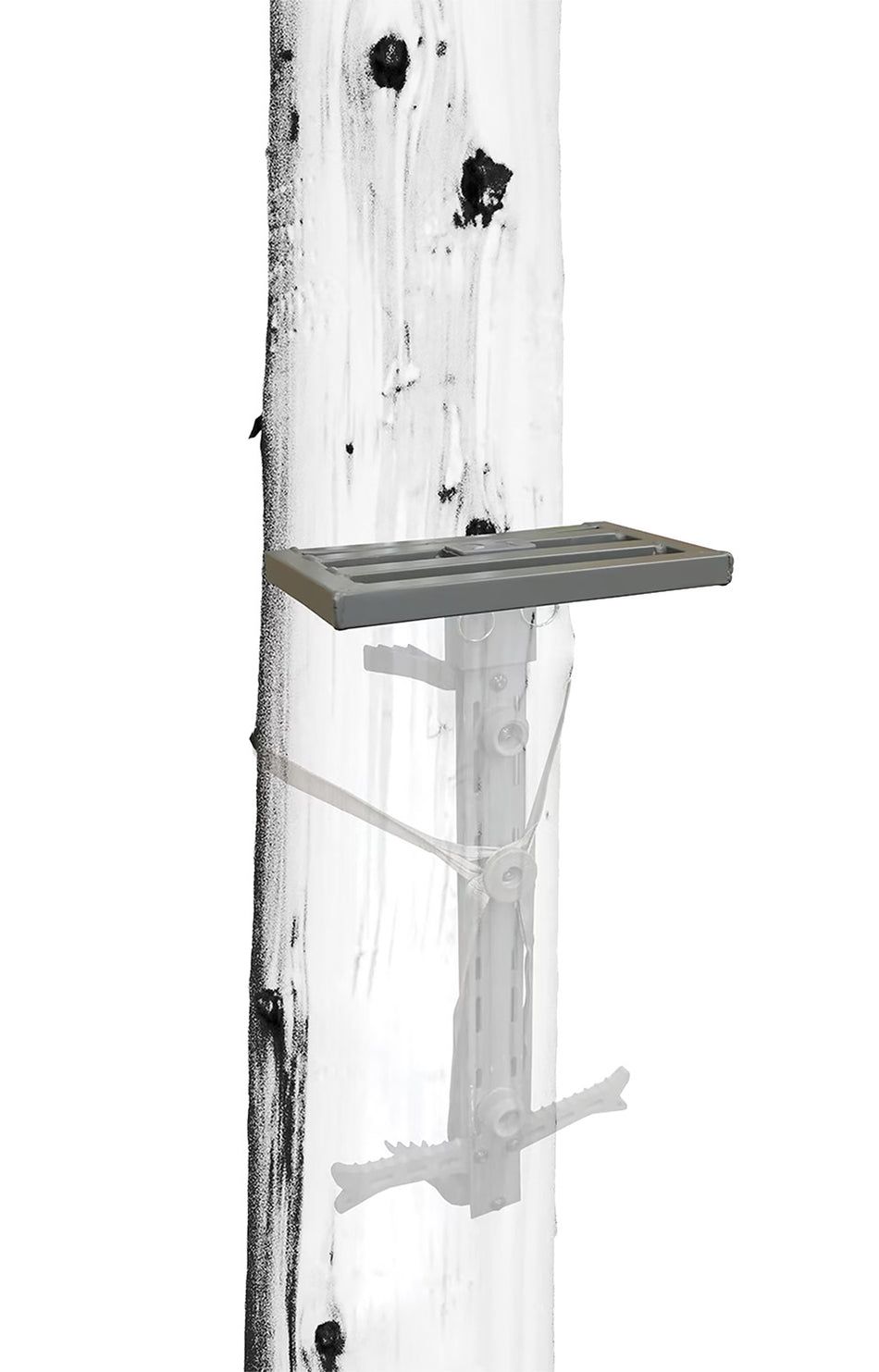 Hawk HWKHHSP Helium HSP Platform 10"x6" Aluminum Gray Saddle