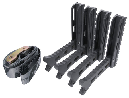 Hawk Helium Steps 4 Pack Black Aluminum HWKHHSTP4P