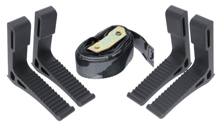 Hawk Monkey Bar Steps 4 Pack Black Aluminum HWKSTP4PK