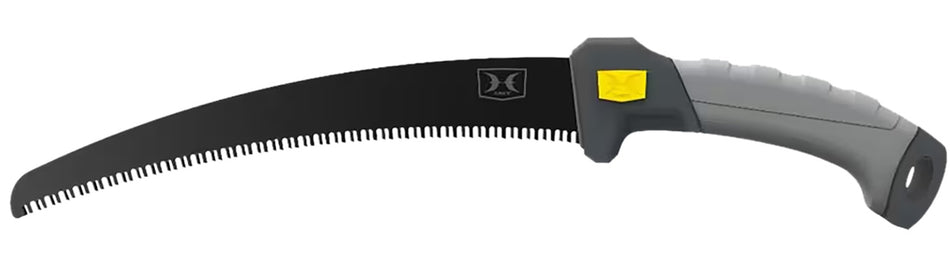 Hawk Pruning Saw 11" Full Length SK5 Carbon Steel Replaceable Blade with TPR Grip Aluminum Handle