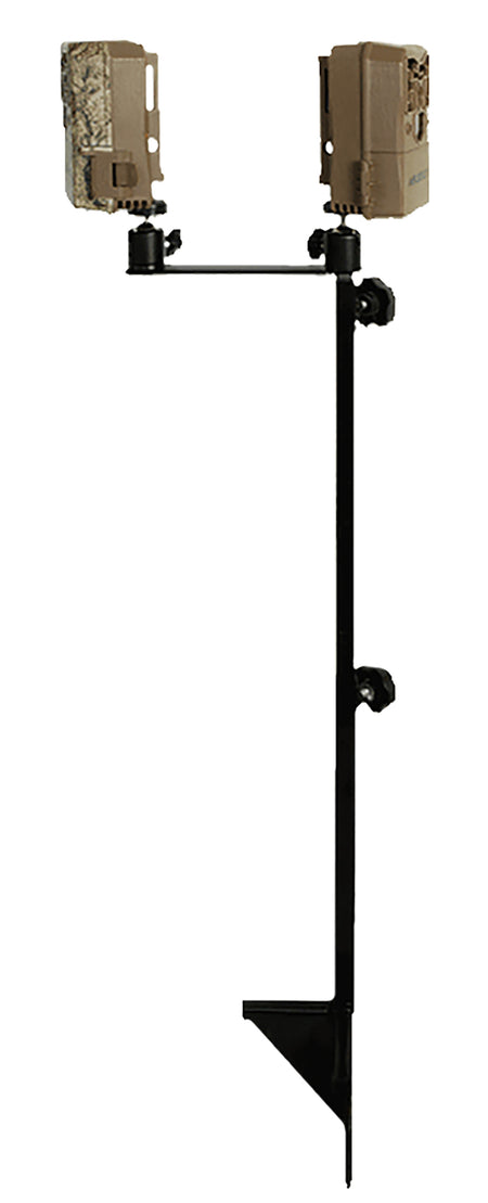 Muddy Dual Game Camera Mount 19 to 41 Inch Black Steel MUDMTCATCS03