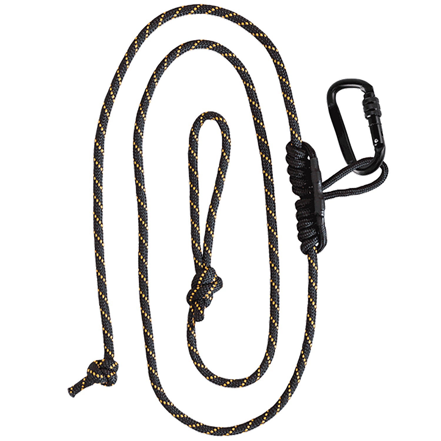 Muddy MUDMSA070 Tree Stand Lineman's Rope Nylon Quick-Clip with Locking Carabiner