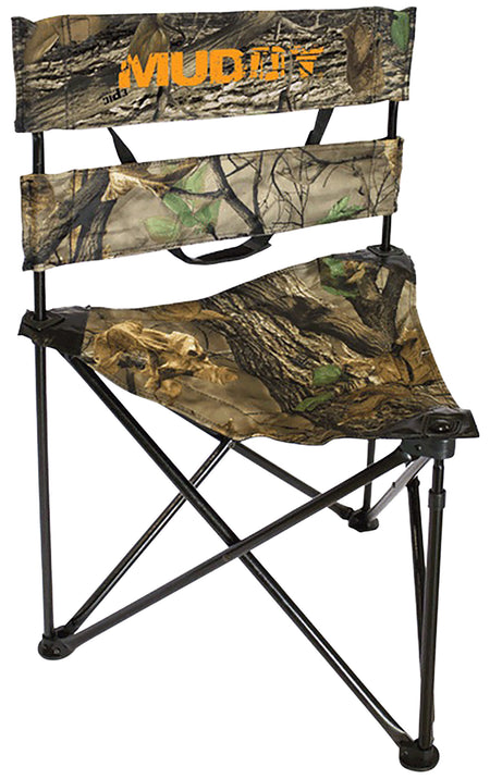 Muddy MUD-MGS300 Folding Camo Tripod Ground Seat Water-Resistant Fabric