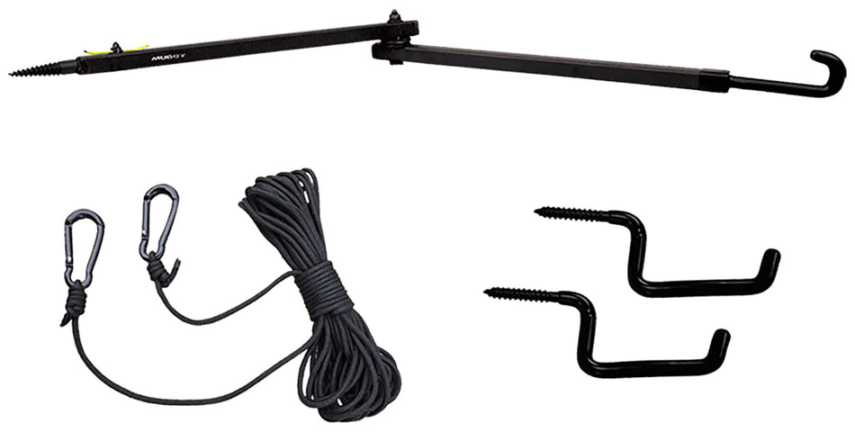 Muddy MUDMA9045 Complete Stand Kit Black with 30ft Lift Cord