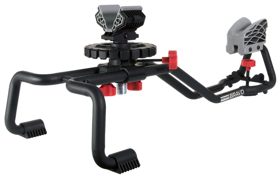 Birchwood Casey BSR Bravo Rifle Rest Steel Frame Black/Red Adjustable Feet