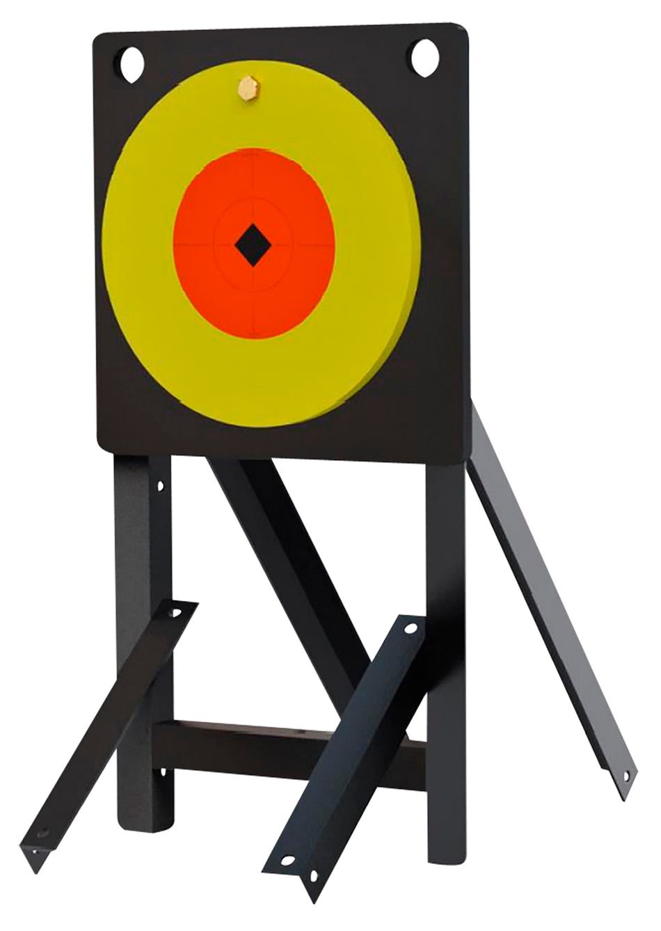 Birchwood Casey LCSPLR Large Range Spoiler Alert AR500 Steel 10" Bullseye Target 0.50" Thick Orange/Yellow