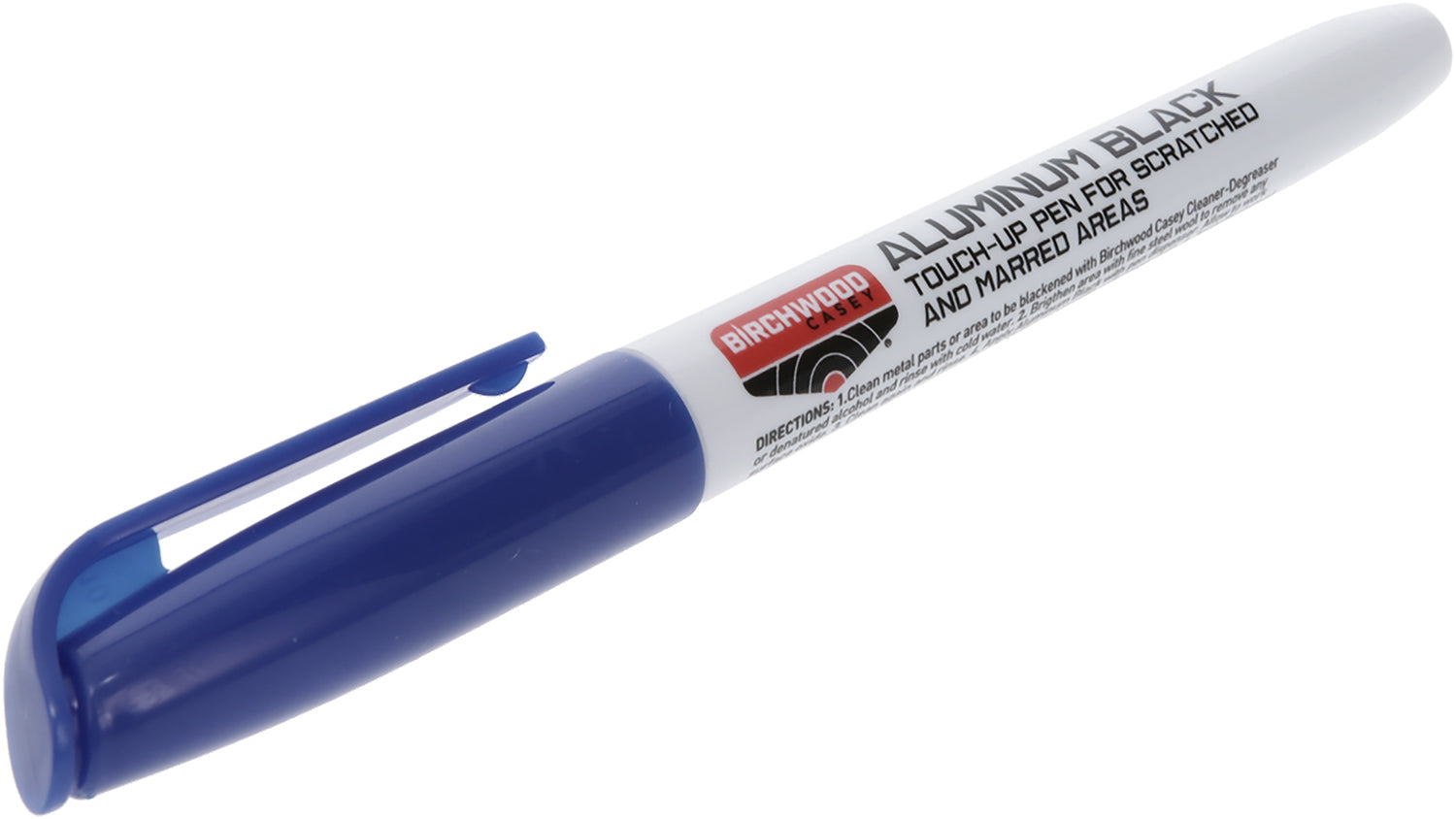 Birchwood Casey 15121 Aluminum Black Restoration Touch-Up Pen Gloss Black Felt Tip