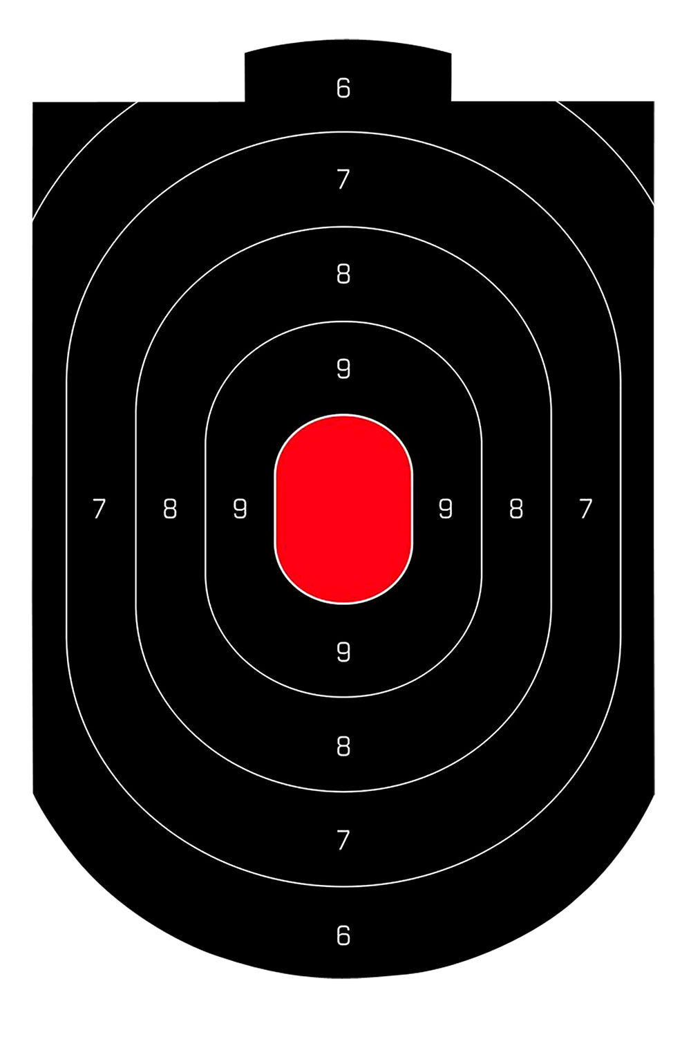 Birchwood Casey 35609 Dirty Bird 12"x18" Oval Paper Splatter Target 50 Pack