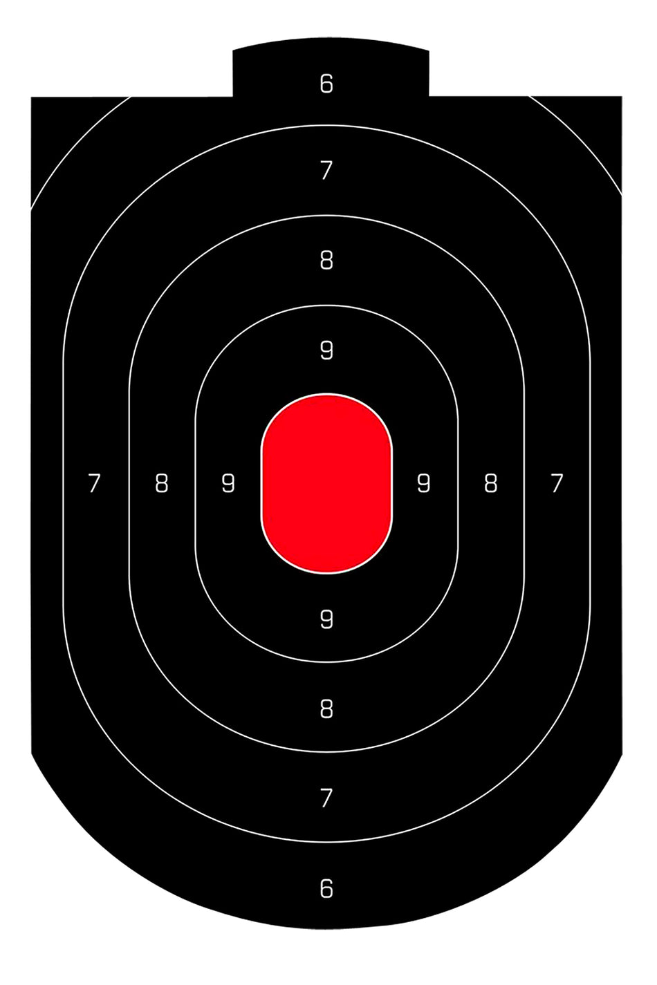 Birchwood Casey 35609 Dirty Bird 12"x18" Oval Paper Splatter Target 50 Pack