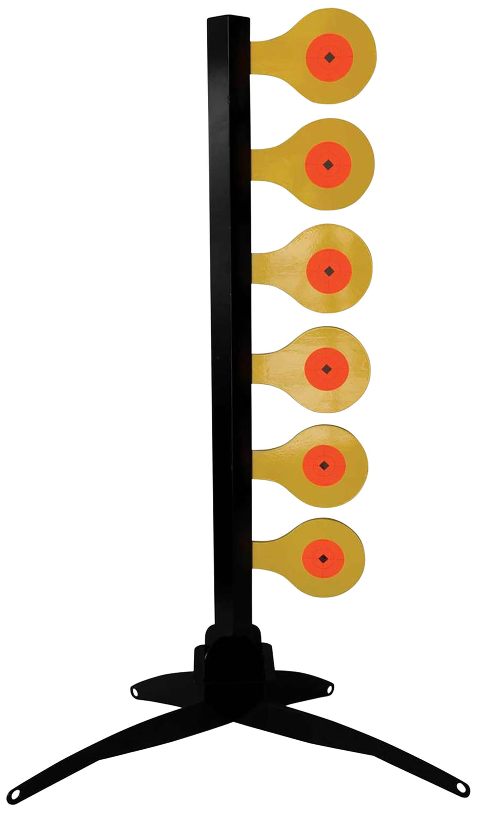 Birchwood Casey 47430 AR500 Steel 6-Paddle Dueling Tree Centerfire Handgun Shooting Target