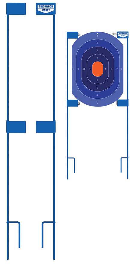 Birchwood Casey 49013 36-Inch Adjustable Target Stand Stakes Blue Steel 2 Count