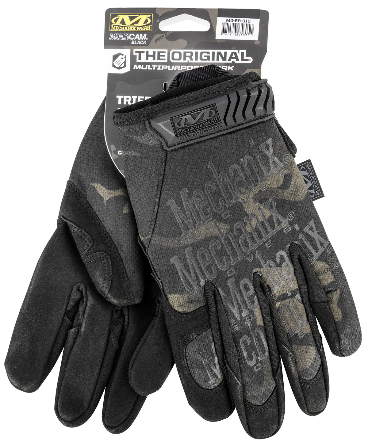 Mechanix Original XL Touchscreen Tactical Glove Synthetic Leather MultiCam Black MG68011