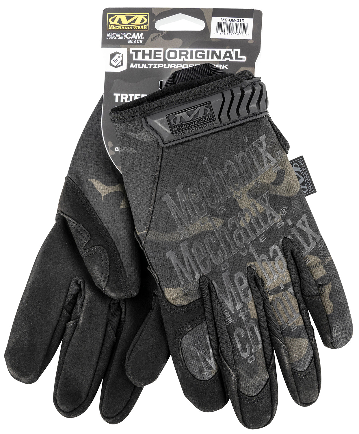 Mechanix Original XL Touchscreen Tactical Glove Synthetic Leather MultiCam Black MG68011