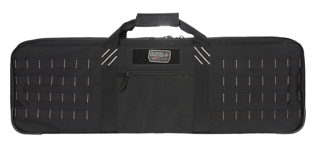 GPS Bags T28SWC Black Tactical Special Weapons Rifle Case with Lockable Zippers & Hook & Loop Straps