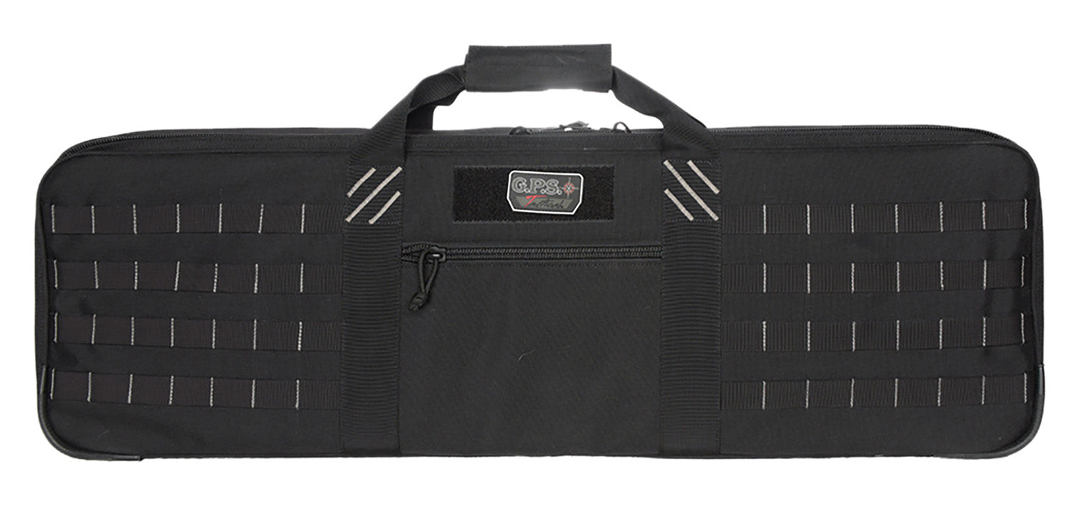 GPS Bags T28SWC Black Tactical Special Weapons Rifle Case with Lockable Zippers & Hook & Loop Straps