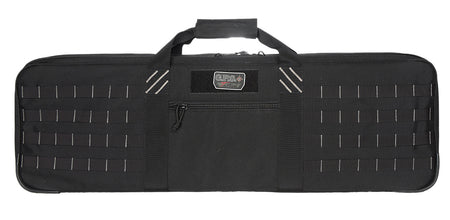 GPS Bags T28SWC Black Tactical Special Weapons Rifle Case with Lockable Zippers & Hook & Loop Straps