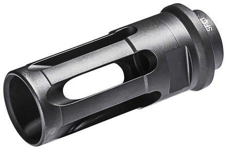 SureFire 5.56x45mm NATO Closed-Tine Flash Hider, Black DLC, 1/2"-28 tpi, AR-15 Platform