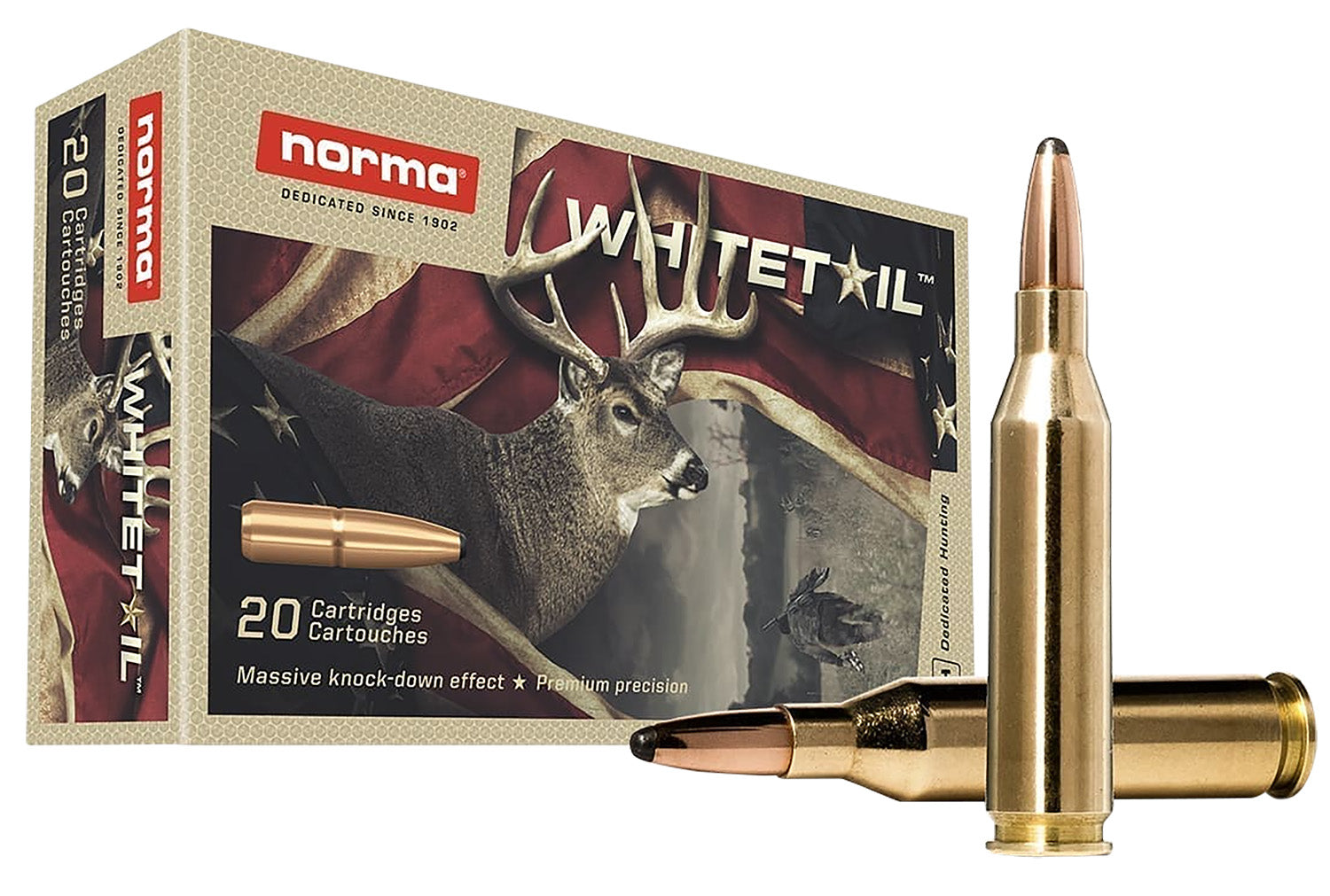 Norma Dedicated Hunting Whitetail Pointed Soft Point 100 Grain .243 Winchester 2953 fps