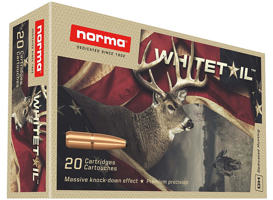 Norma Dedicated Hunting Whitetail Pointed Soft Point 150 Grain 7mm Remington Mag 3018 fps