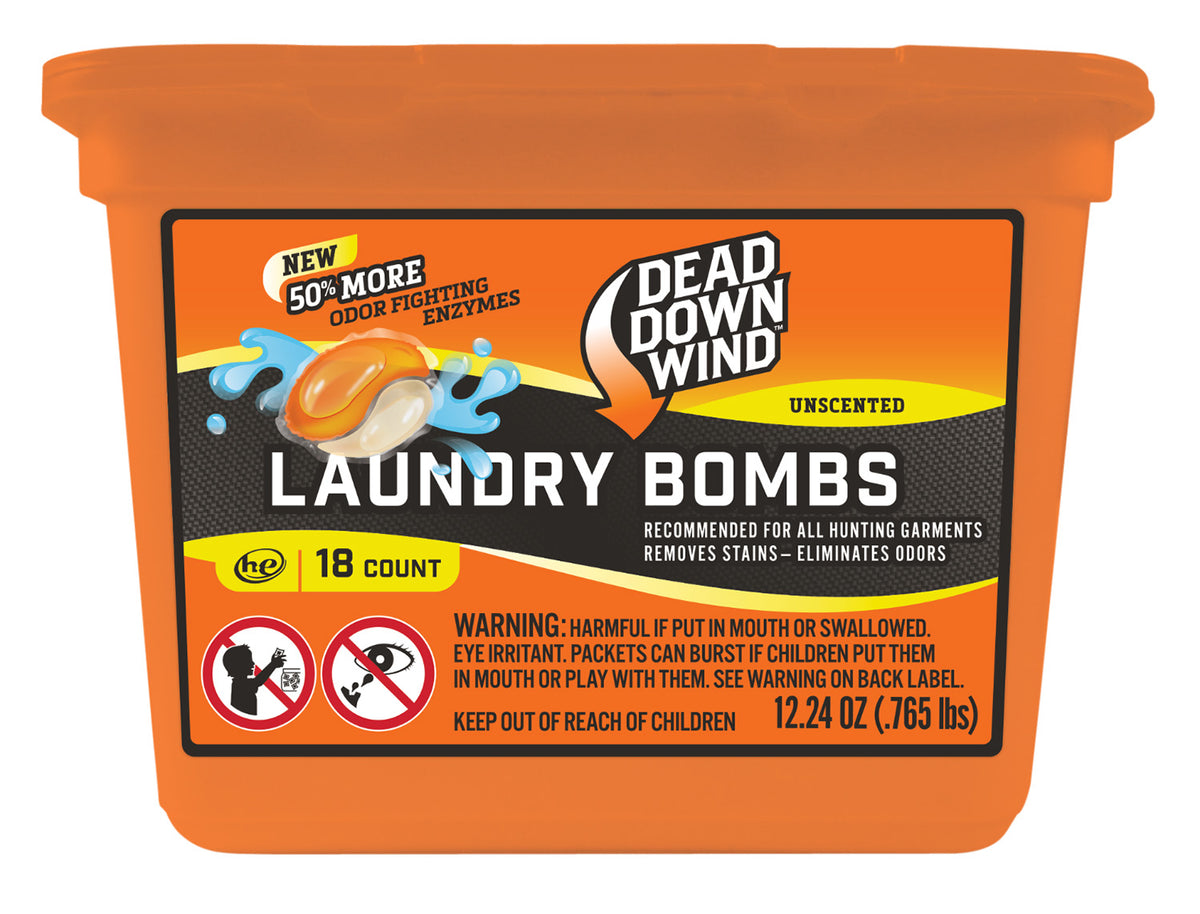 Dead Down Wind Unscented Laundry Bombs Scent Elimination Packs 18ct 118318