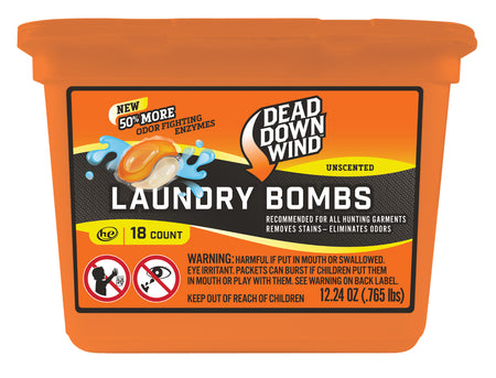 Dead Down Wind Unscented Laundry Bombs Scent Elimination Packs 18ct 118318