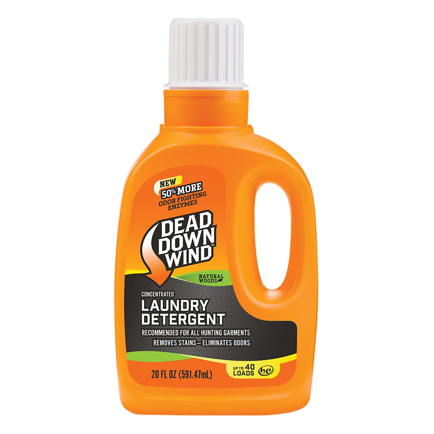 Dead Down Wind Enzyme Laundry Detergent Natural Woods Scent 20 oz Odor Eliminator