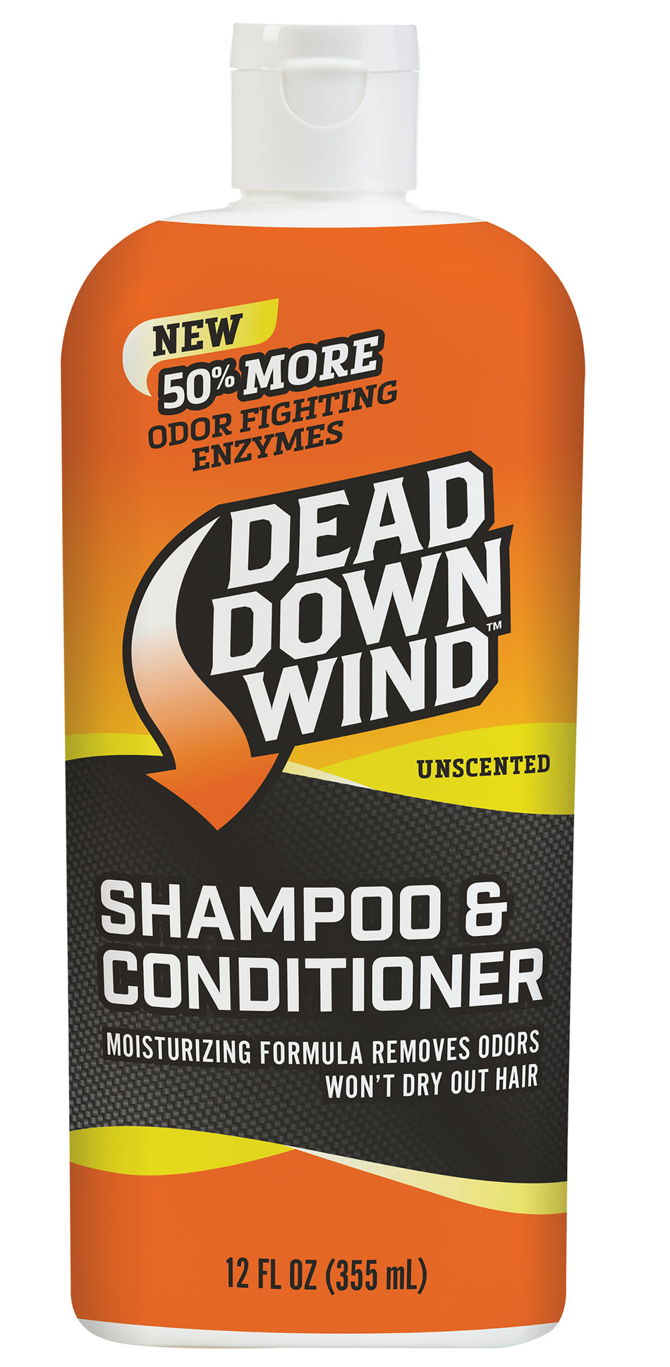 Dead Down Wind Enzyme Shampoo Body Wash Odor Eliminator Unscented 12 oz
