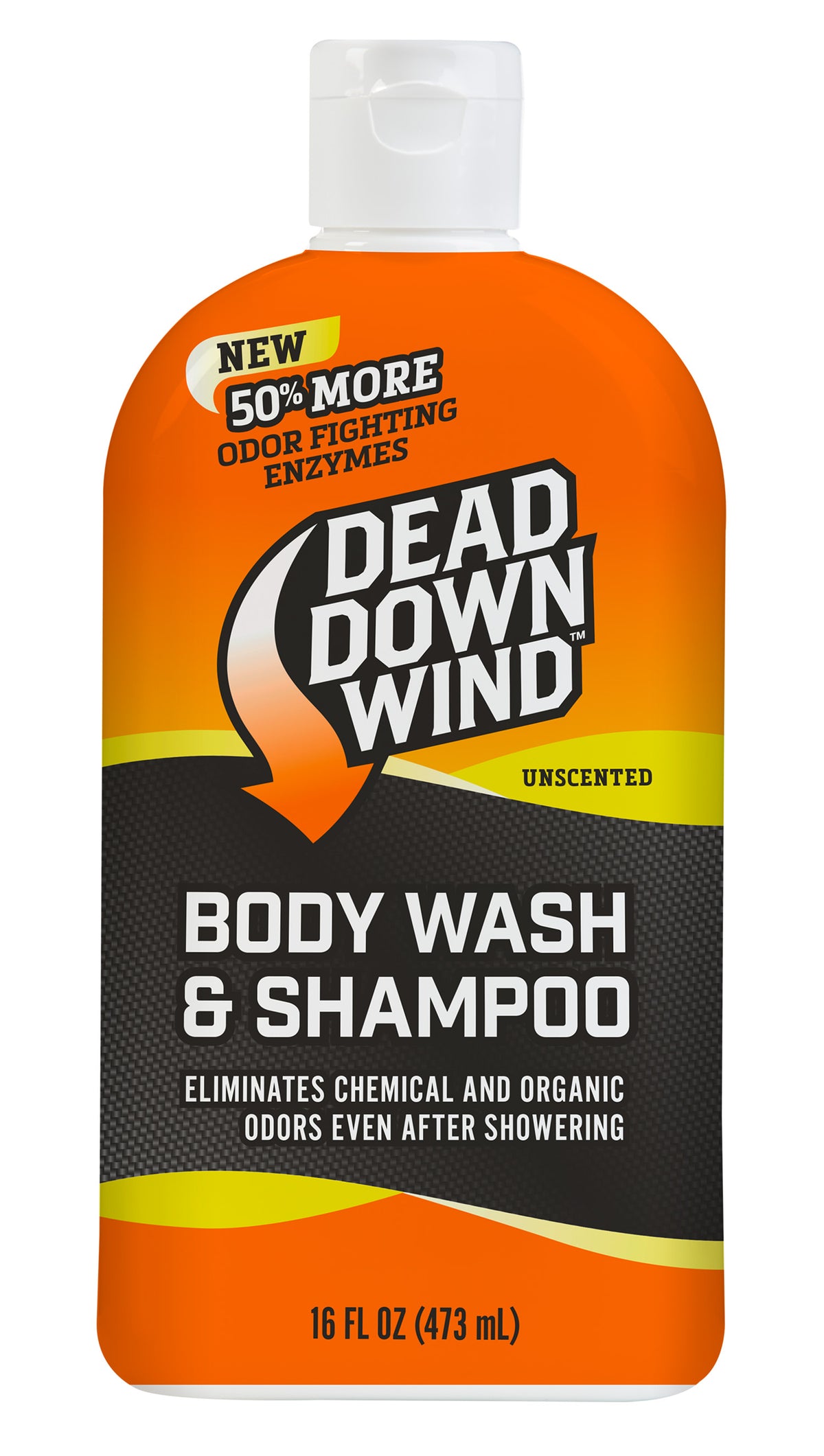 Dead Down Wind Odor Eliminating Shampoo Body Wash Unscented 16 oz Bottle