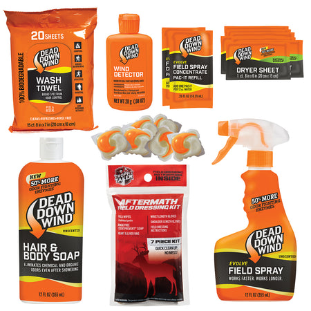 Dead Down Wind Super Slam Premium Unscented Scent Elimination Kit 25-Piece Set